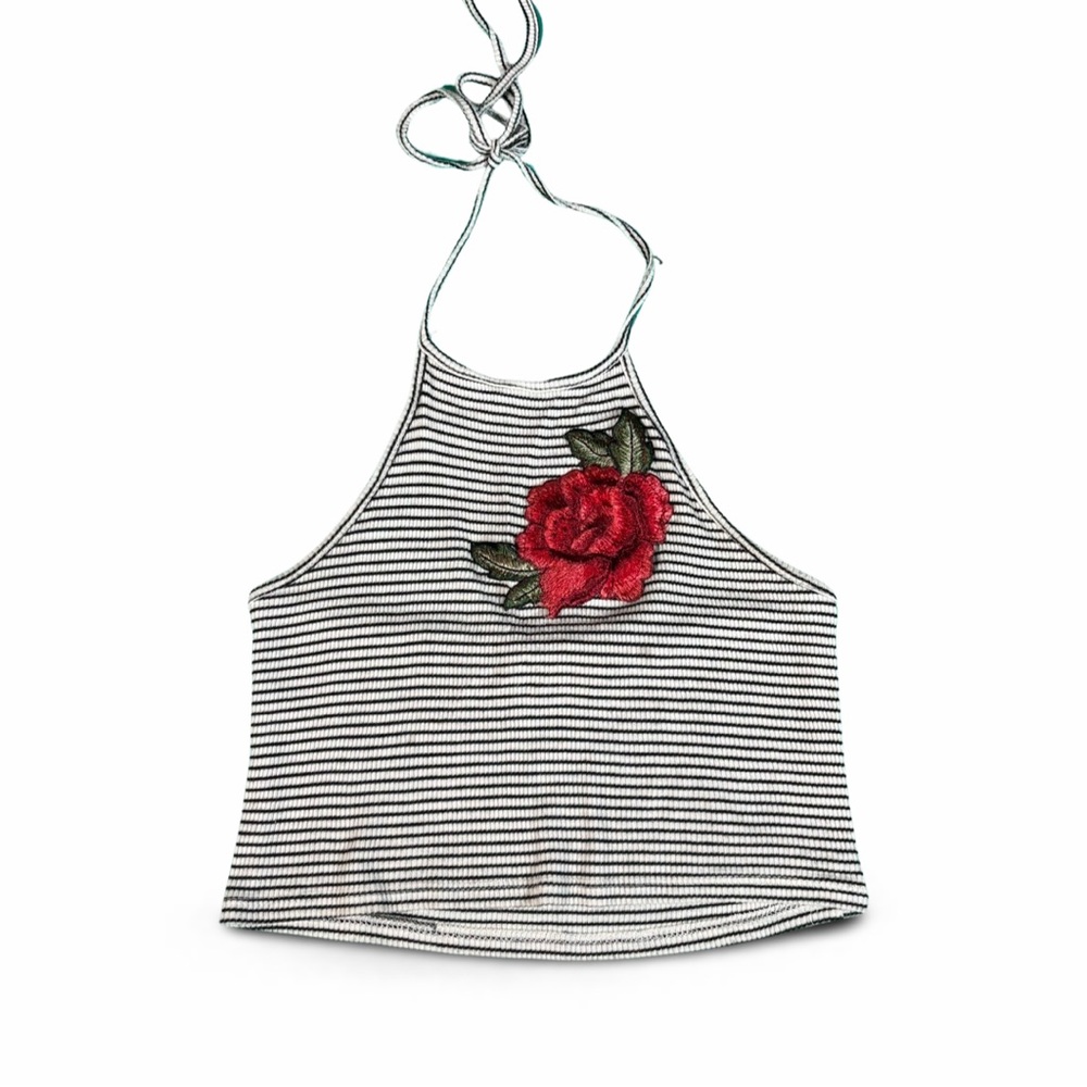 STRIPED CROP TOP